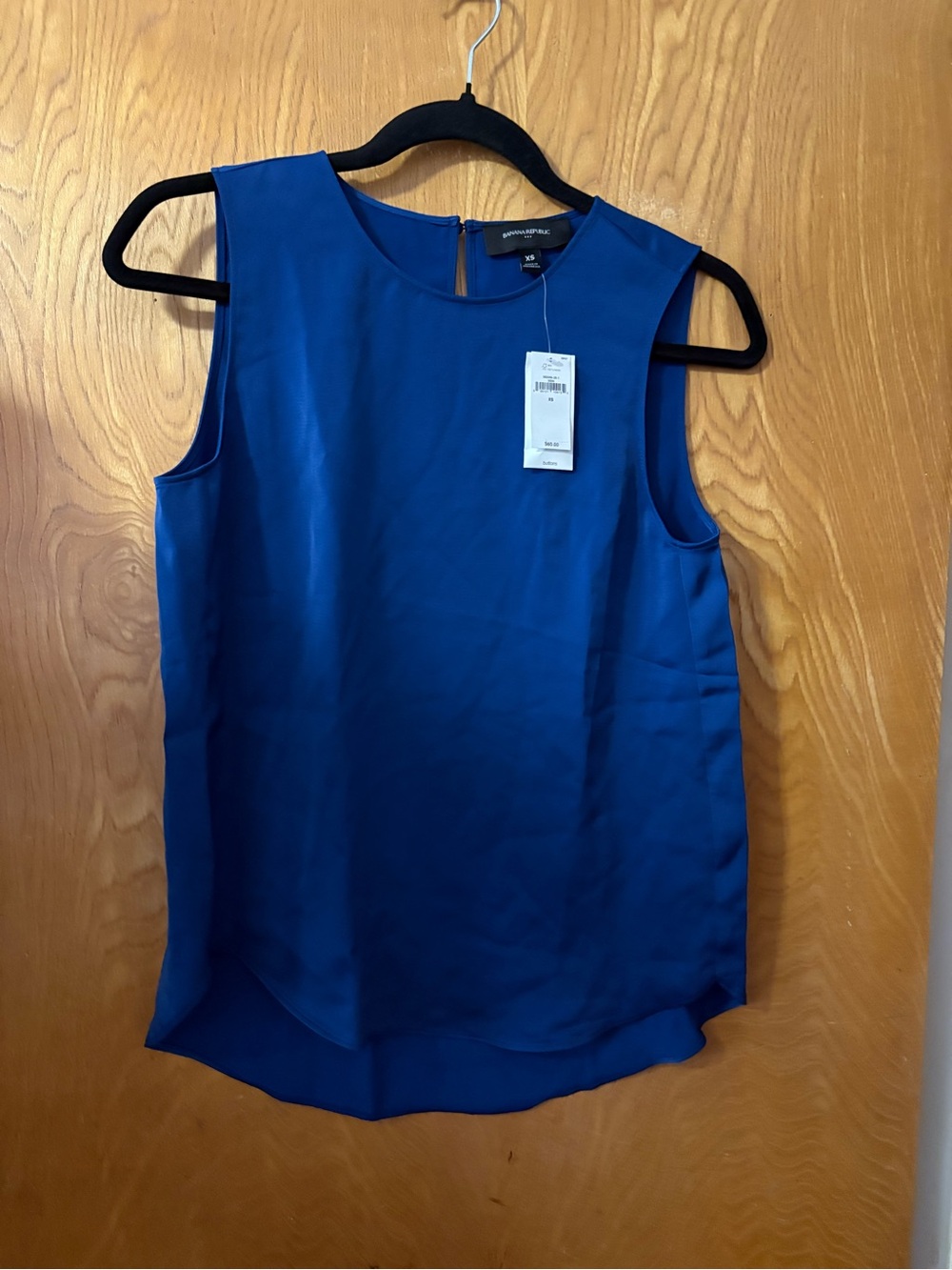 Banana Republic Sleeveless Shell Top - Cobalt Blue XS - Picture 1 of 5